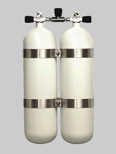 Doppel-Stahlflaschen 300Bar, 10 Liter